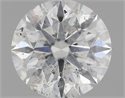 Natural Diamond 1.05 Carats, Round with Excellent Cut, E Color, I1 Clarity and Certified by IGI