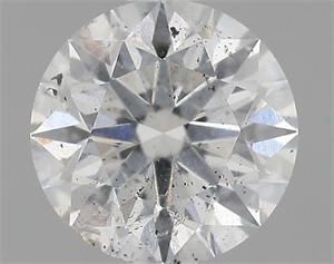 Picture of Natural Diamond 1.05 Carats, Round with Excellent Cut, E Color, I1 Clarity and Certified by IGI