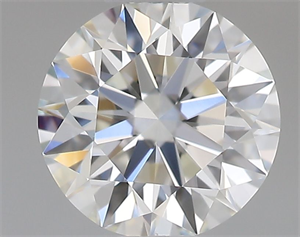 Foto Diamante Natural 0.44 quilates, Redondo , Color H, claridad IF y certificado GIA de