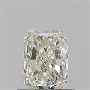 Picture of Natural Diamond 0.62 Carats, Radiant with  Cut, K Color, VS2 Clarity and Certified by GIA