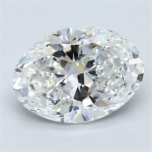 Foto Diamante Natural 3.01 quilates, Ovalado , Color F, claridad VS2 y certificado GIA de