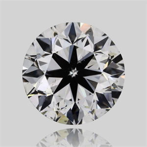 Foto Diamante Natural 0.90 quilates, Redondo , Color H, claridad SI1 y certificado GIA de