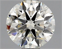 Diamante Natural 0.56 quilates, Redondo , Color K, claridad VVS1 y certificado GIA