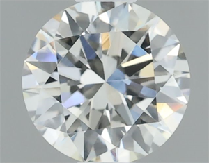 Picture of Natural Diamond 0.52 Carats, Round with Excellent Cut, I Color, VVS2 Clarity and Certified by IGI