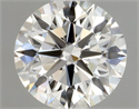 Diamante Natural 0.44 quilates, Redondo , Color H, claridad VVS1 y certificado GIA