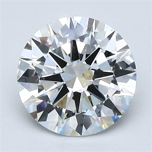 Foto Diamante Natural 2.01 quilates, Redondo , Color G, claridad SI1 y certificado GIA de