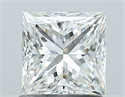 Natural Diamond 1.01 Carats, Princess with  Cut, H Color, VS2 Clarity and Certified by GIA