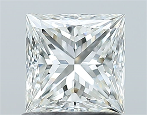 Picture of Natural Diamond 1.01 Carats, Princess with  Cut, H Color, VS2 Clarity and Certified by GIA