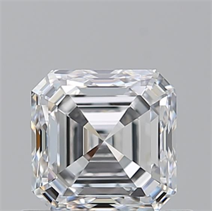 Picture of Natural Diamond 0.80 Carats, Asscher with  Cut, E Color, VVS2 Clarity and Certified by GIA