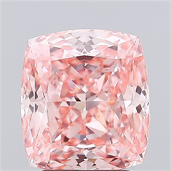 Picture of Lab Grown Diamond 2.24 Carats, CUSHION MODIFIED with  Cut, Fancy Vivid Pink Color, VS2 Clarity and Certified by IGI