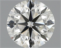 Natural Diamond 0.70 Carats, Round with Very Good Cut, G Color, VVS1 Clarity and Certified by IGI