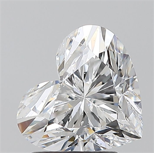 Picture of Natural Diamond 2.03 Carats, Heart with  Cut, D Color, SI2 Clarity and Certified by GIA