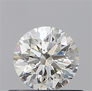 Picture of Natural Diamond 0.50 Carats, Round with Excellent Cut, I Color, SI1 Clarity and Certified by GIA