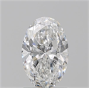 Natural Diamond 1.20 Carats, Oval with  Cut, E Color, SI2 Clarity and Certified by GIA