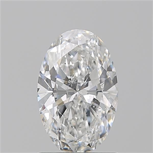 Picture of Natural Diamond 1.20 Carats, Oval with  Cut, E Color, SI2 Clarity and Certified by GIA