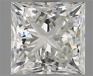 Foto Diamante Natural 1.70 quilates, Princesa , Color I, claridad VVS2 y certificado GIA de