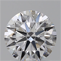 Lab Grown Diamond 1.04 Carats, Round with Excellent Cut, D Color, VVS1 Clarity and Certified by IGI