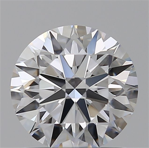 Picture of Lab Grown Diamond 1.04 Carats, Round with Excellent Cut, D Color, VVS1 Clarity and Certified by IGI