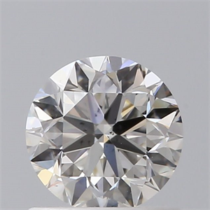 Picture of Natural Diamond 0.71 Carats, Round with Very Good Cut, I Color, VS2 Clarity and Certified by GIA