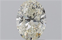 Natural Diamond 1.01 Carats, Oval with  Cut, K Color, SI2 Clarity and Certified by GIA