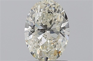 Picture of Natural Diamond 1.01 Carats, Oval with  Cut, K Color, SI2 Clarity and Certified by GIA