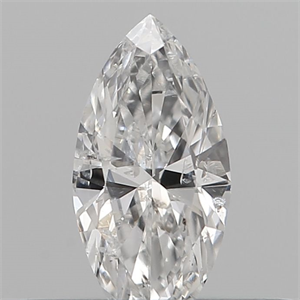 Picture of Natural Diamond 0.19 Carats, Marquise with  Cut, E Color, SI2 Clarity and Certified by IGI
