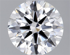 Picture of Lab Grown Diamond 1.07 Carats, Round with Ideal Cut, E Color, VVS2 Clarity and Certified by IGI