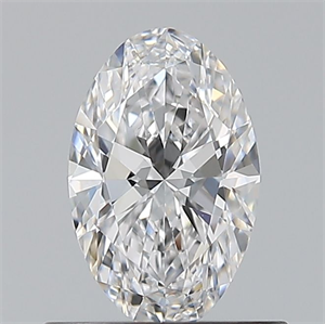 Picture of Natural Diamond 0.57 Carats, Oval with  Cut, D Color, VS1 Clarity and Certified by GIA