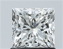 Natural Diamond 1.03 Carats, Princess with  Cut, I Color, VS2 Clarity and Certified by GIA