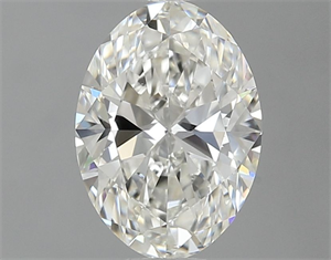 Picture of Natural Diamond 0.91 Carats, Oval with  Cut, I Color, VVS1 Clarity and Certified by GIA