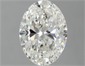 Diamante Natural 0.91 quilates, Ovalado , Color I, claridad VVS1 y certificado GIA