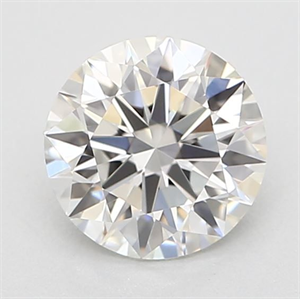 Picture of Natural Diamond 0.44 Carats, Round with Excellent Cut, G Color, VVS1 Clarity and Certified by GIA