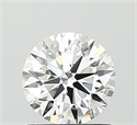 Lab Grown Diamond 1.02 Carats, Round with Ideal Cut, E Color, VVS2 Clarity and Certified by IGI