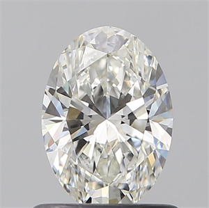 Foto Diamante Natural 0.72 quilates, Ovalado , Color H, claridad VVS1 y certificado GIA de
