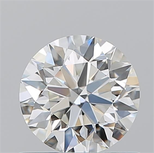 Picture of Natural Diamond 0.74 Carats, Round with Excellent Cut, I Color, VVS1 Clarity and Certified by GIA