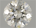 Natural Diamond 0.80 Carats, Round with Excellent Cut, K Color, SI1 Clarity and Certified by GIA