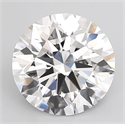 Lab Grown Diamond 5.03 Carats, Round with Ideal Cut, D Color, VVS2 Clarity and Certified by IGI