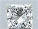 Natural Diamond 1.03 Carats, Princess with  Cut, I Color, VS2 Clarity and Certified by GIA