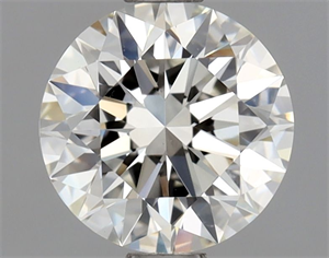 Picture of Natural Diamond 1.01 Carats, Round with Excellent Cut, H Color, SI1 Clarity and Certified by GIA