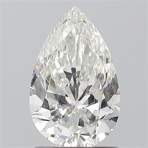 Picture of Natural Diamond 1.20 Carats, Pear with  Cut, G Color, SI2 Clarity and Certified by GIA