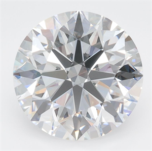 Picture of Lab Grown Diamond 4.07 Carats, Round with Excellent Cut, D Color, VVS1 Clarity and Certified by GIA