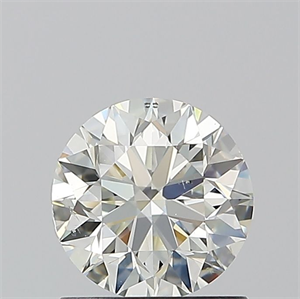 Picture of Natural Diamond 1.00 Carats, Round with Excellent Cut, K Color, SI1 Clarity and Certified by GIA