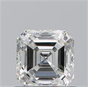 Natural Diamond 0.73 Carats, Asscher with  Cut, H Color, VVS2 Clarity and Certified by GIA