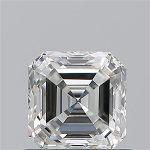 Picture of Natural Diamond 0.73 Carats, Asscher with  Cut, H Color, VVS2 Clarity and Certified by GIA