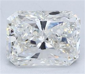 Foto Diamante Natural 3.51 quilates, Radiante , Color H, claridad VS1 y certificado GIA de