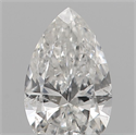Diamante Natural 0.19 quilates, De pera , Color G, claridad SI2 y certificado IGI
