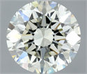 Natural Diamond 0.97 Carats, Round with Excellent Cut, J Color, VVS2 Clarity and Certified by IGI
