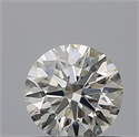 Diamante Natural 0.59 quilates, Redondo , Color J, claridad VVS2 y certificado IGI
