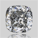 Natural Diamond 0.53 Carats, Cushion with  Cut, G Color, VS1 Clarity and Certified by GIA