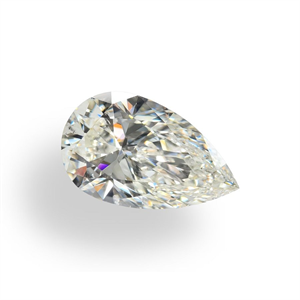Picture of Natural Diamond 2.49 Carats, Pear with  Cut, I Color, SI1 Clarity and Certified by IGI